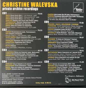 8CD/Doos Christine Walevska: The Beauty & The Bow (Private Archive Recordings)