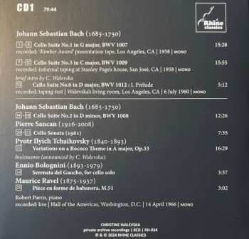 8CD/Doos Christine Walevska: The Beauty & The Bow (Private Archive Recordings)