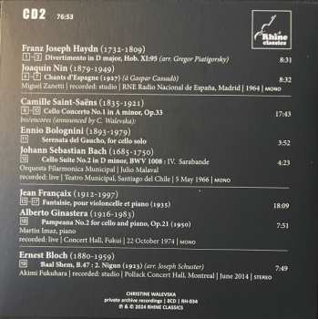 8CD/Doos Christine Walevska: The Beauty & The Bow (Private Archive Recordings)