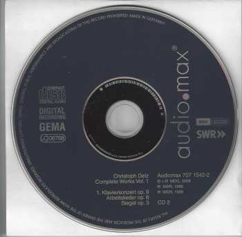 3CD/Doos Christoph Delz: Complete Works Vol. 1