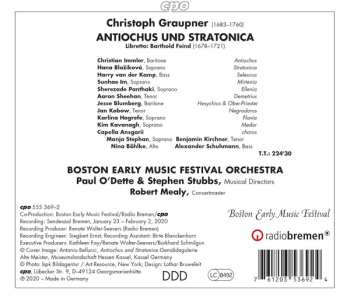 CD Christian Immler: Antiochus Und Stratonica