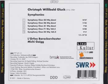CD Christoph Willibald Gluck: Five Symphonies