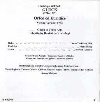 CD Christoph Willibald Gluck: Orfeo Ed Euridice (First Vienna Version, 1762)