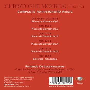 7CD/Doos Fernando De Luca: Complete Harpsichord Music