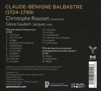 CD Christophe Rousset: Pièces de Clavecin, Livre I