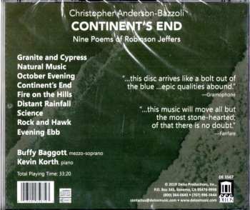 CD Christopher Anderson-Bazzoli: Continent's End