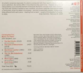 CD John Snijders: Music For Piano