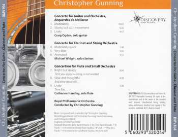 CD Christopher Gunning: Concertos For Guitar, Clarinet And Flute