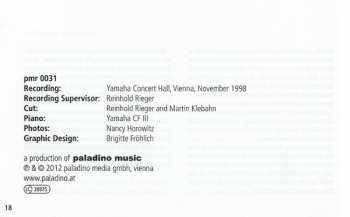 CD Johann Sebastian Bach: The Original Debut Recording