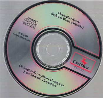 CD Christopher Keyes: Keyboard Works