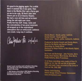 CD Christy Moore: Live At Vicar Street