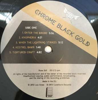 LP Chrome Hoof: Chrome Black Gold LTD