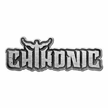 Merch ChthoniC: Badge Logo Chthonic Staal