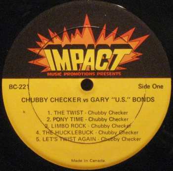 LP Chubby Checker: Chubby Checker Vs Gary U.S. Bonds