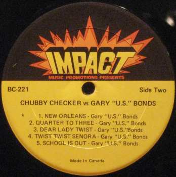 LP Chubby Checker: Chubby Checker Vs Gary U.S. Bonds