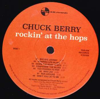 LP Chuck Berry: Rockin' At The Hops LTD