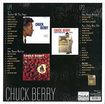 2CD Chuck Berry: Three Original Albums + Bonus Tracks: Rockin' at the Hops / One Dozen Berrys / New Juke Box Hits