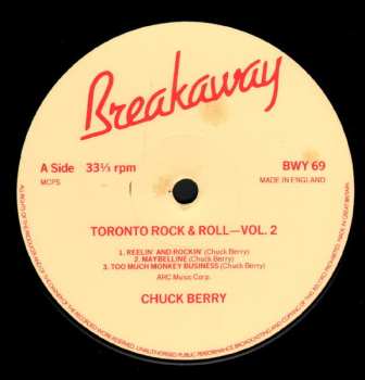 LP Chuck Berry: Toronto Rock 'N' Roll Revival 1969, Volume II