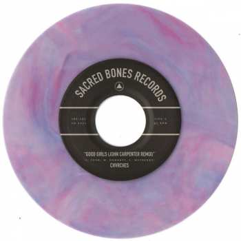 SP John Carpenter: Good Girls (John Carpenter Remix) b/w Turning The Bones (CHVRCHES Remix) LTD | CLR