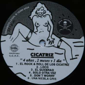 LP Cicatriz: 4 Años, 2 Meses Y 1 Dia