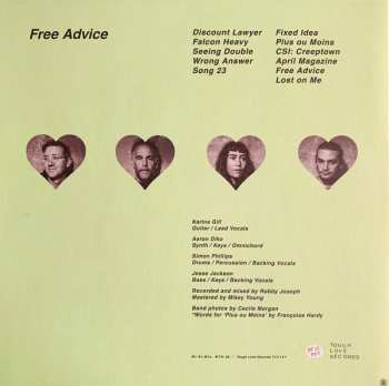 LP Cindy: Free Advice LTD