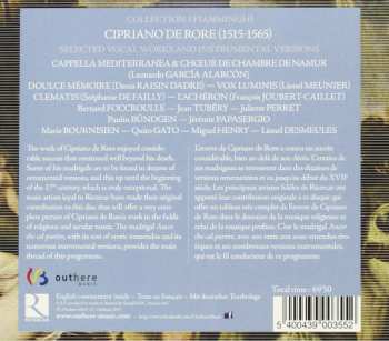 CD Cipriano De Rore: Ancor Che Col Partire