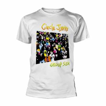 Merch Circle Jerks: T-shirt Group Sex (white)