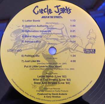 LP Circle Jerks: Wild In The Streets DLX | LTD | CLR