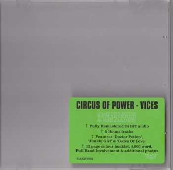 CD Circus Of Power: Vices