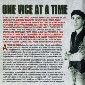 CD Circus Of Power: Vices