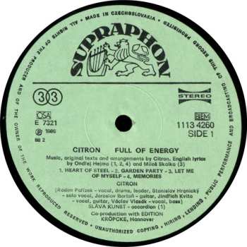 LP Citron: Full Of Energy