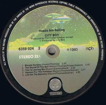 LP City Boy: Heads Are Rolling