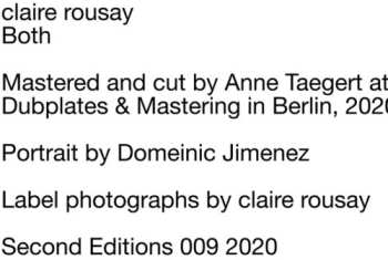 Album Claire Rousay: Both