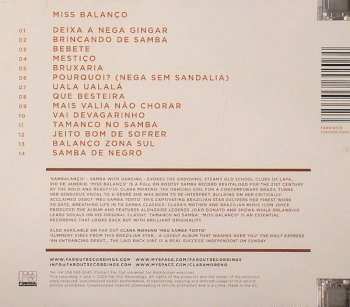 CD Clara Moreno: Miss Balanço