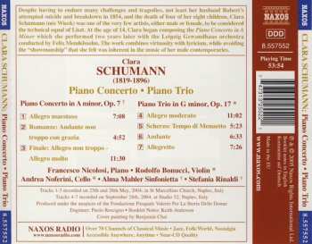 CD Clara Schumann: Piano Concerto • Piano Trio