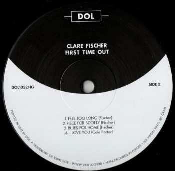 LP Clare Fischer: First Time Out