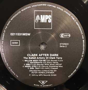 LP Clark Terry: Clark After Dark, The Ballad Artistry Of Clark Terry