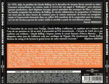 2CD Claude Bolling: American Movies (The Awakening, Reds, Catch Me A Spy, Silver Bears, California Hotel, The Bay Boy)