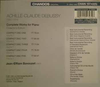 5CD/Doos Claude Debussy: Debussy: Complete Works For Piano (Collector's Edition)