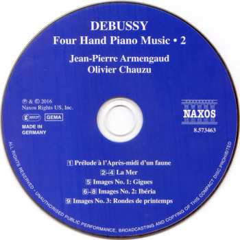 CD Claude Debussy: Four-Hand Piano Music • 2