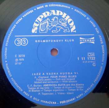 2LP/Doos Bohuslav Martinů: Jazz A Vážná Hudba - Klavírní Skladby (2xLP + BOX + BOOKLET)