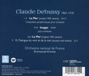 CD Claude Debussy: La Mer / Images