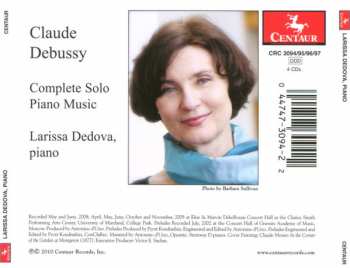 4CD Claude Debussy: Complete Solo Piano Music