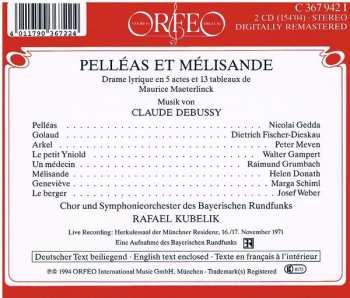 2CD Dietrich Fischer-Dieskau: Pelléas Et Mélisande
