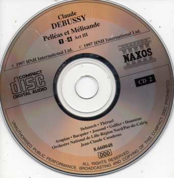 3CD Claude Debussy: Pelléas Et Mélisande 