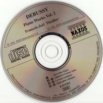 CD Claude Debussy: Piano Works Volume 2