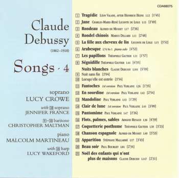 CD Claude Debussy: Songs – 4