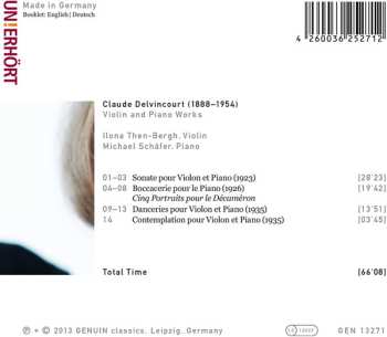CD Ilona Then-Bergh: Violin And Piano Works