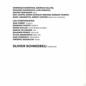 CD Olivier Schneebelli: Motets Pour Le Culte Catholique Et Psaumes Protestants