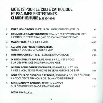 CD Olivier Schneebelli: Motets Pour Le Culte Catholique Et Psaumes Protestants